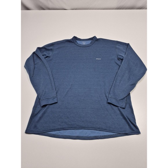 Patagonia Other - Patagonia Capilene Shirt Mens Large Blue Long Sleeve Thermal Base Layer USA